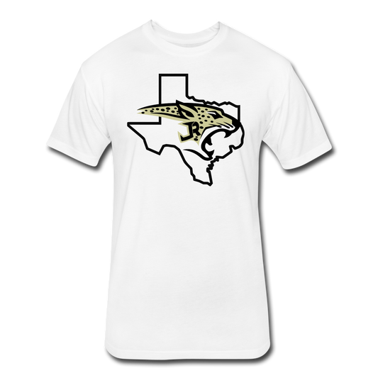 Fitted Cotton/Poly T-Shirt by Next Level - white