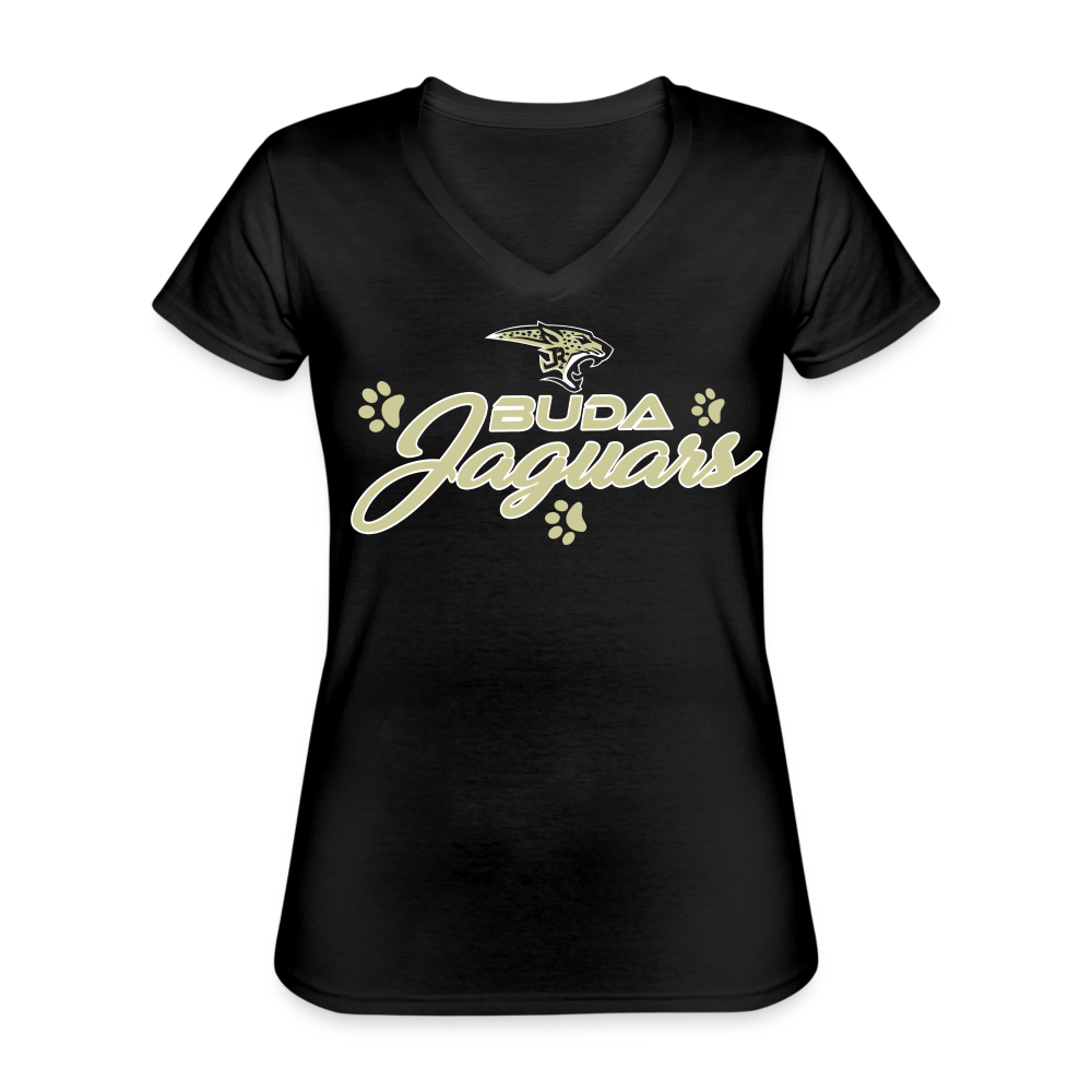 Women's V-Neck T-Shirt - black