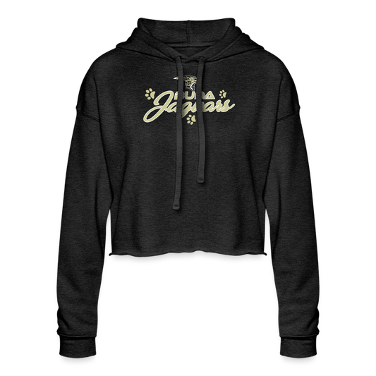 Women's Cropped Hoodie - deep heather