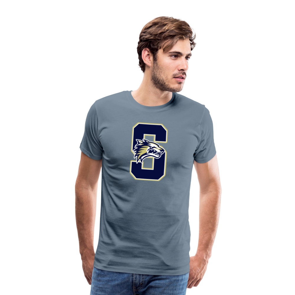 Men's Premium T-Shirt - steel blue