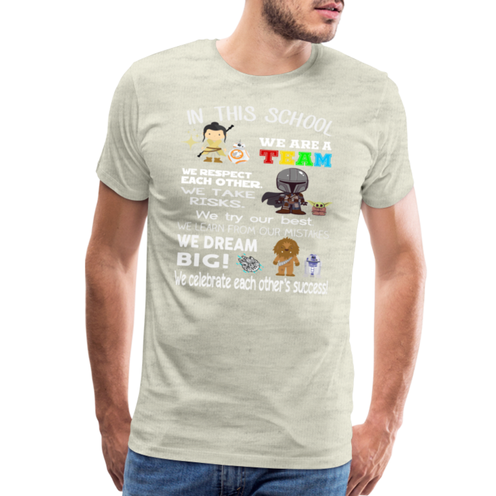 Men's Premium T-Shirt - heather oatmeal