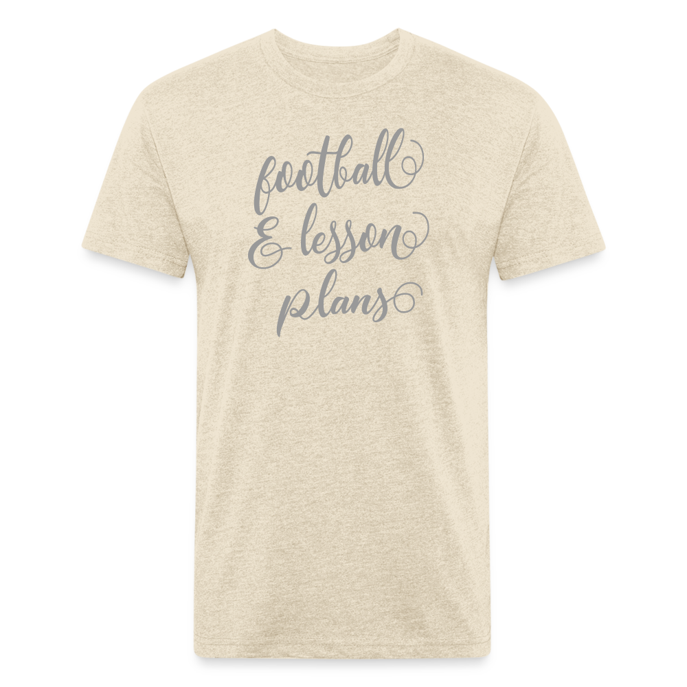 Fitted Cotton/Poly T-Shirt by Next Level - heather cream