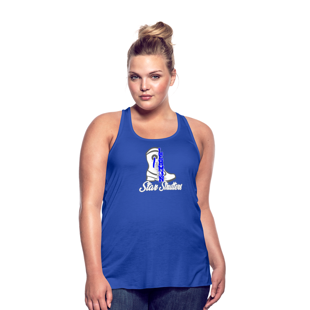 Women's Flowy Tank Top by Bella - royal blue