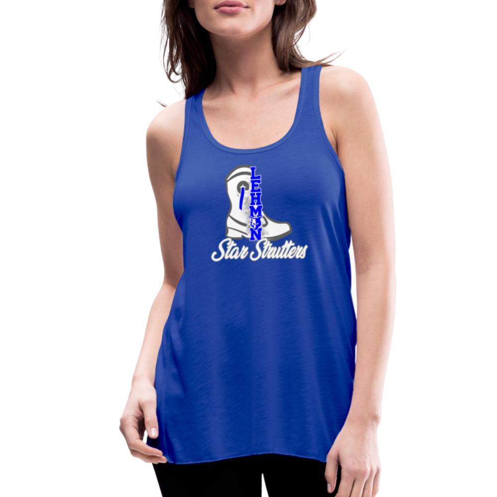 Women's Flowy Tank Top by Bella - royal blue