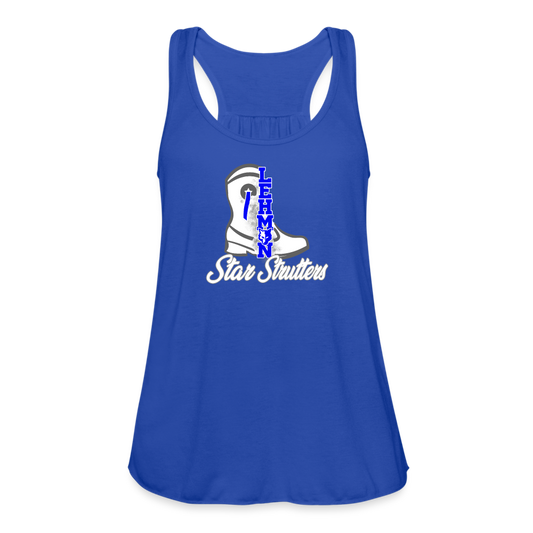 Women's Flowy Tank Top by Bella - royal blue