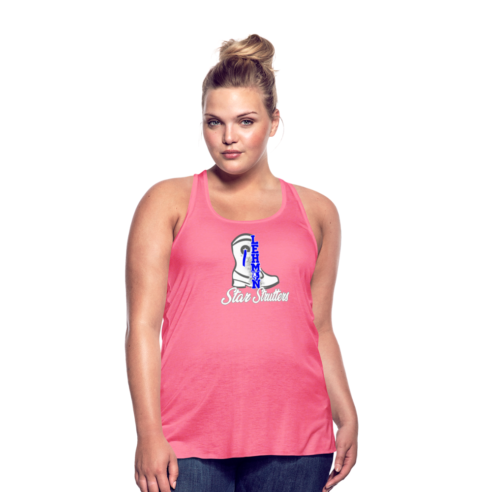 Women's Flowy Tank Top by Bella - neon pink