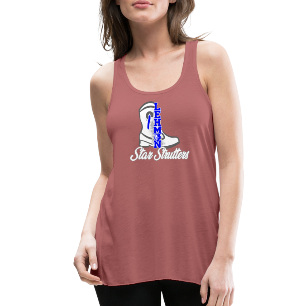 Women's Flowy Tank Top by Bella - mauve