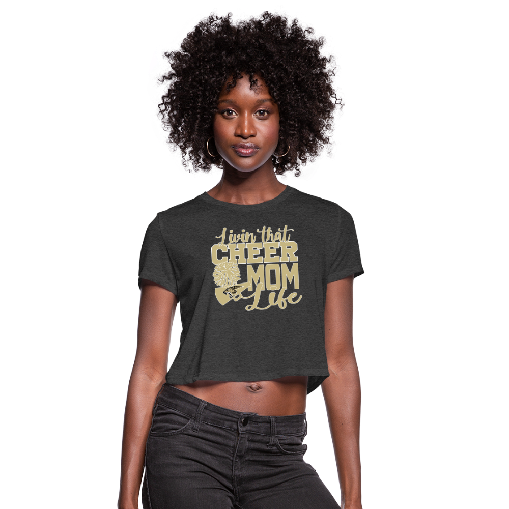 Women's Cropped T-Shirt - deep heather