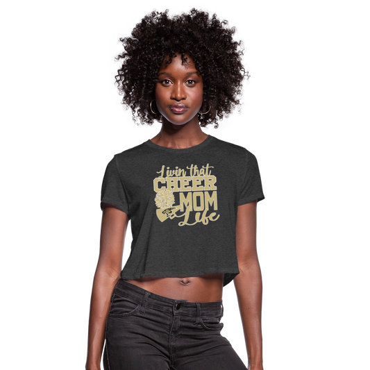 Women's Cropped T-Shirt - deep heather