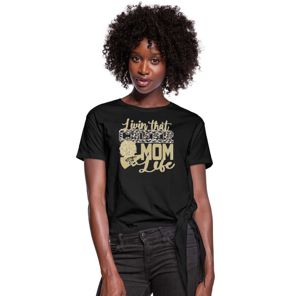 Women's Knotted T-Shirt - black