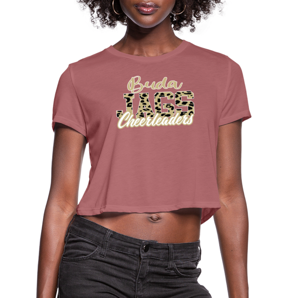 Women's Cropped T-Shirt - mauve